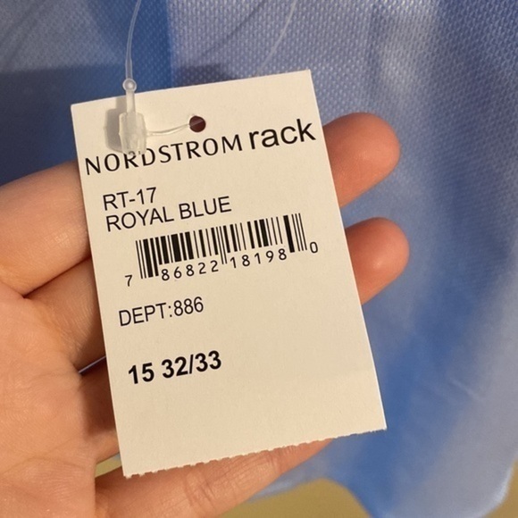 👔NWT‼️ “Lorenzo Uomo” The Perfect Blue Shirt - Picture 5 of 5